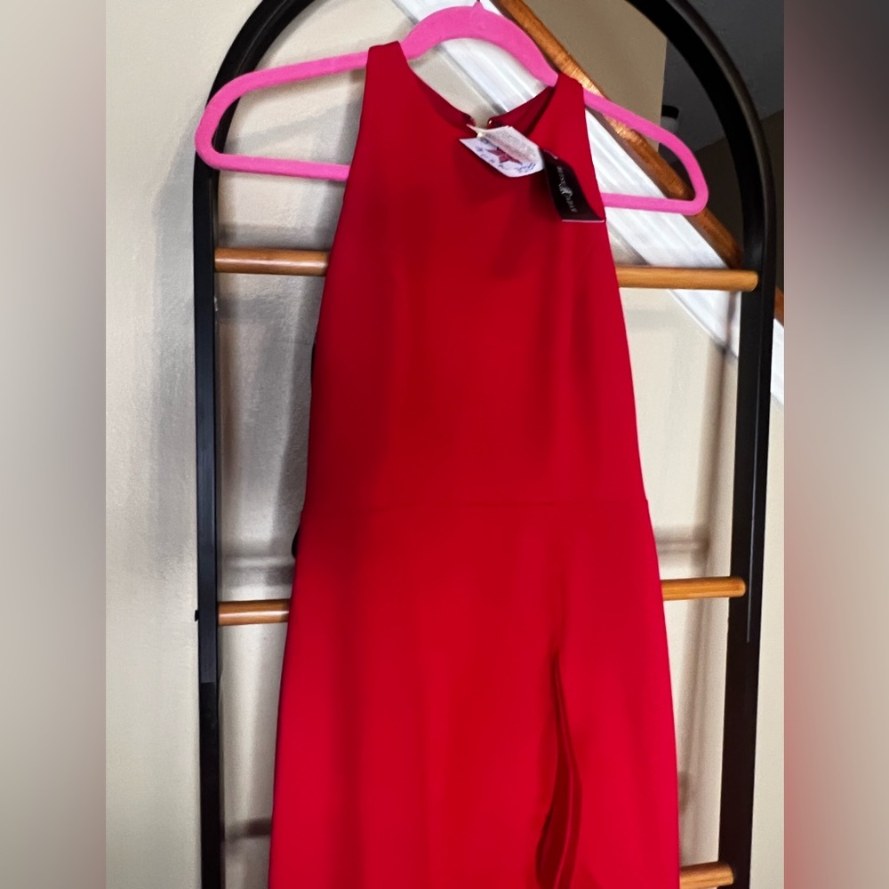 New ▶️ BETSY & ADAM ◀️ Tiered Ruffles Scuba Crepe Gown 4 Petite - Picture 10 of 14